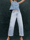 Donny Rolled Hem Boyfriend Jean in Old Blues