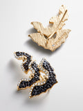 Flight Risk Bat Crawler Earrings