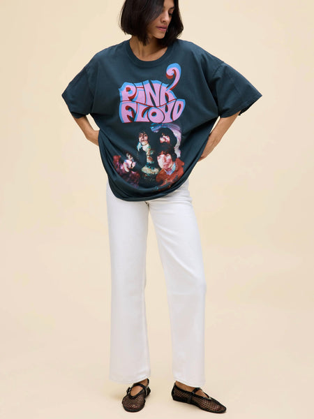 Pink Floyd UFO Club 1967 One Size Tee in Vintage Black