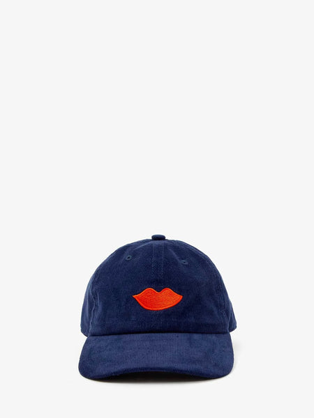 Denim Baseball Hat in Bon Vivant Faded Black & Mint