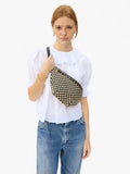 Grande Fanny in Black & Cream Woven Checker