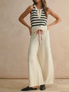 Take Me Out Stitch Tank in Navy Stripe