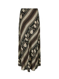 Petalwood Maxi Skirt in Nightfall
