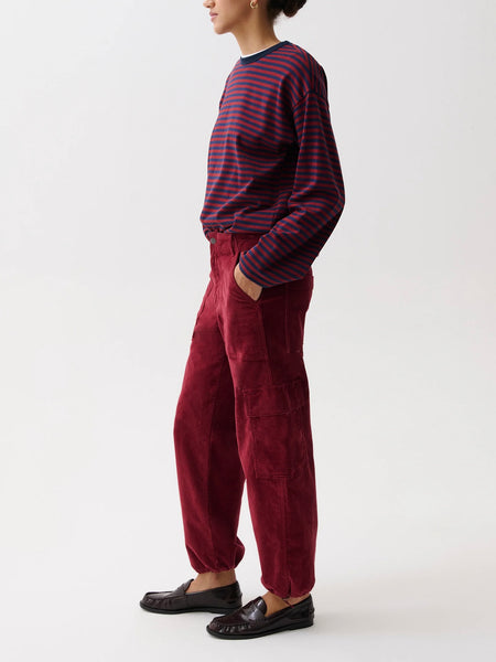 Honor Utility Cord Cargo in Deep Crimson