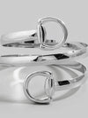 Equestrian Chic Bangle in Silver