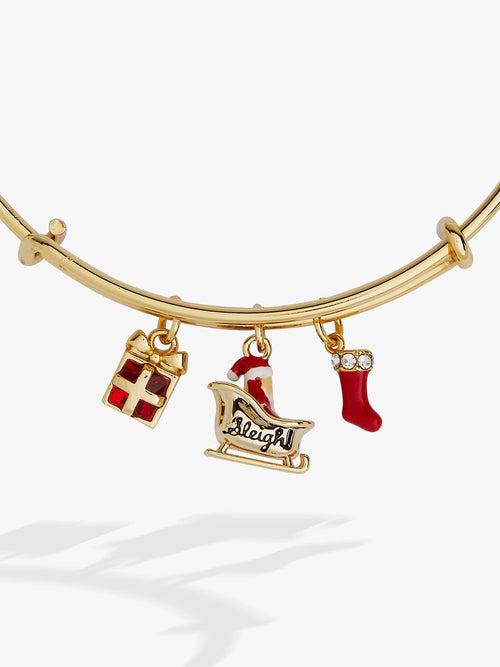 'Sleigh' Santa Slay Multi Charm Bangle