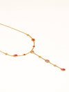 Briennon Beaded Y Necklace in Multi
