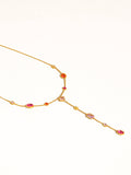Briennon Beaded Y Necklace in Multi