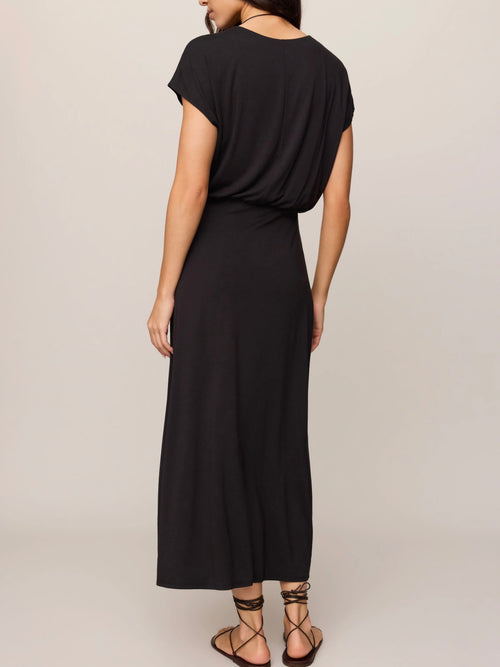 Anika Midi Dress in Black