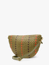 Grande Fanny in Olive Multi Woven Checker Stripe