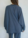 Levi Top in Navy Stripe