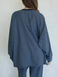 Levi Top in Navy Stripe