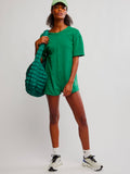 Hot Shot Tee Romper Coddy in Heritage Green