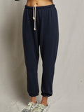 Johnny French Terry Sweatpants in Navy