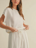 Seams To Me Top in Ecru