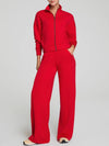 AirEssentials Wide Leg Track Pant in Spanx Red