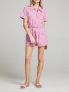 Adriana Romper in Azalea