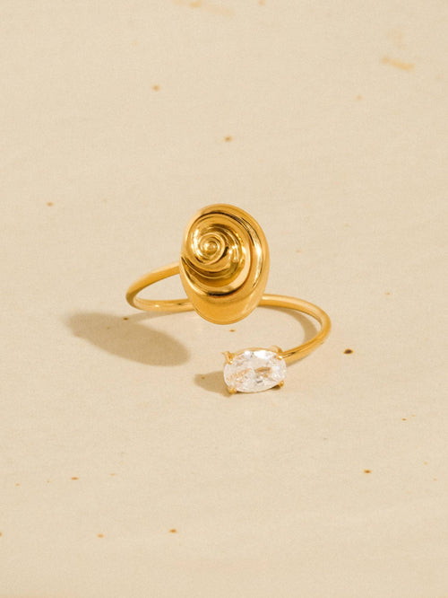 Solenya Seashell Ring