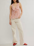 Fearless Knit Tank in Ivory Combo