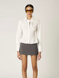 Bixel Top in White