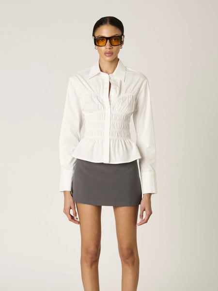 Bixel Top in White