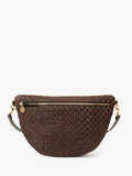 Grande Fanny in Leather & Suede Woven Check