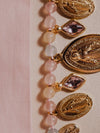 Pink Agate Charm Necklace