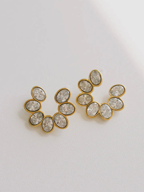 Ezzy Crystal Stud Earrings