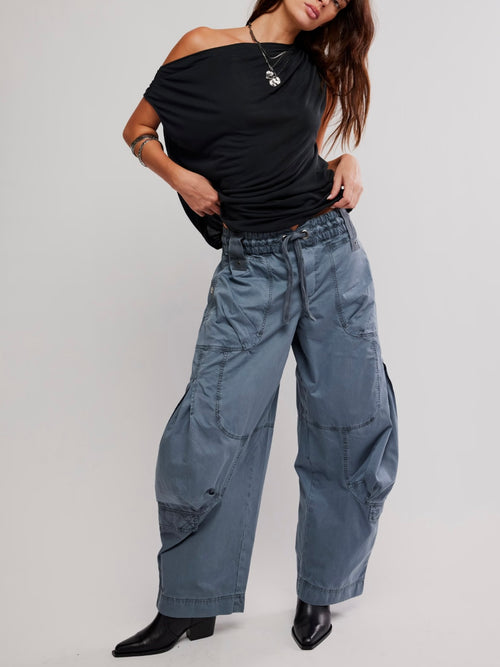 Onset Parachute Pant in Steel