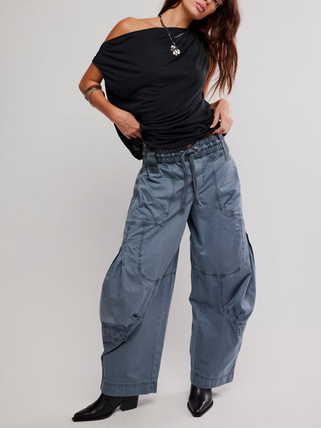 Onset Parachute Pant in Steel