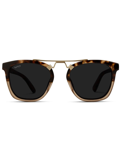 Demi Sunnies in Brown Tortoise & Black