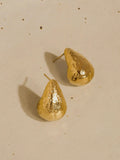 Vivelle Textured Droplet Earrings