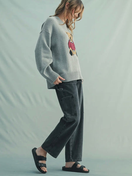 Mr. Bear Sweater in Grey