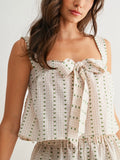 Frilly Of The Valley Set in Ivory Multi