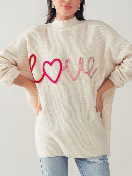 Abundance of Love Sweater in Ivory