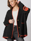 Pumpkin Patch Cardi in Black