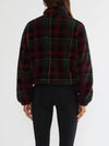 Leona Sherpa Jacket in Pine Hollow Plaid