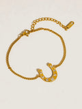 Tundra CZ Horseshoe Bracelet