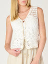 In the Suitcase Top in Off White & Beige