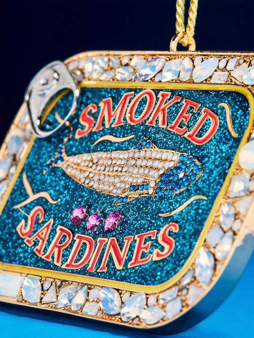 Tinsel and Tin Ornament