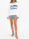 Settle In Sweater in La Mer Graphic Knit