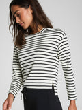 AirEssentials Relaxed Long Sleeve Top in Pier Stripe