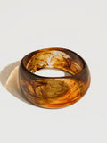 Caelia Resin Bangle in Brown