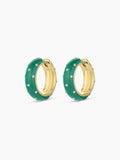 Noel Enamel Shimmer Ring in Emerald