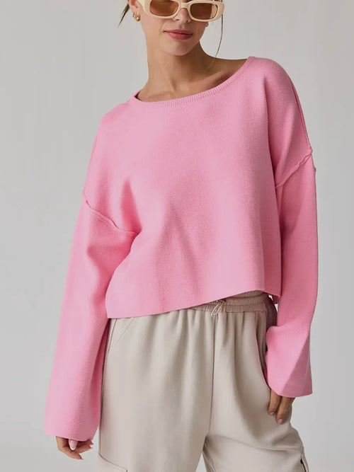 About To Lose My Mind Sweater in Pink