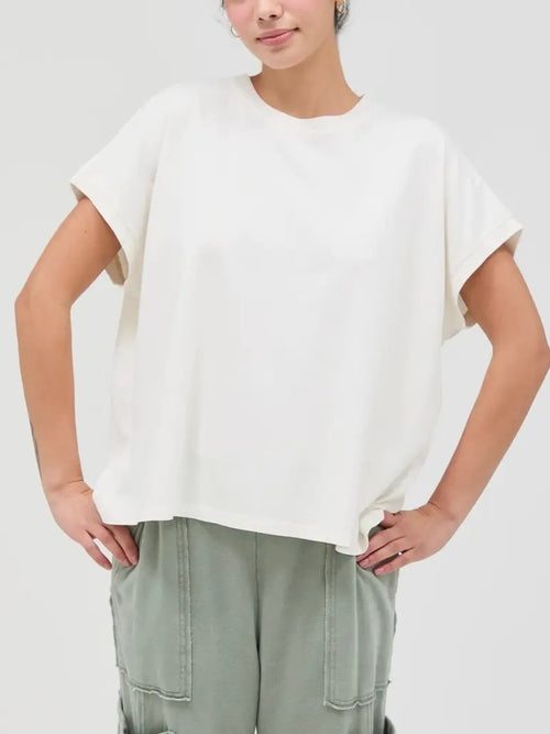 Captain Comfort Tee in Off White