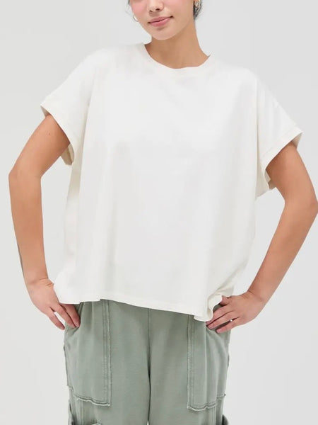 Captain Comfort Tee in Off White