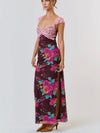 Guest Again Maxi Dress in Mauve Brown