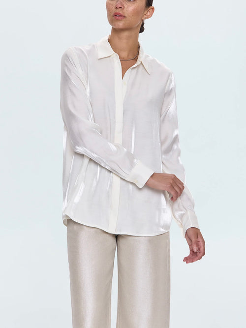 Tilda Button Up in Ecru
