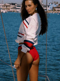 Devyn Oversized Sweatshirt in Firework Colorblock